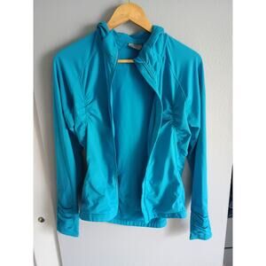 Athleta women's zip up jacket blue size small